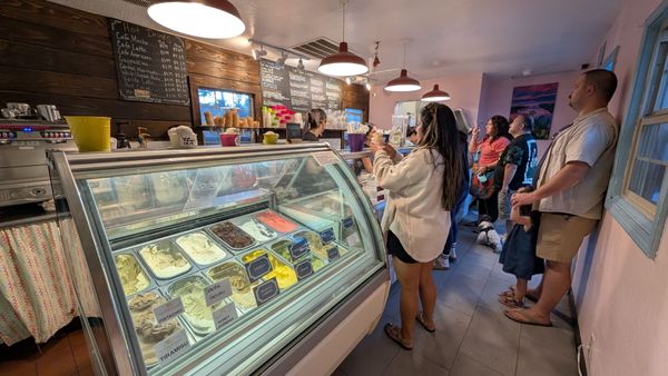 Log Cabin Ice Cream & Coffee by null