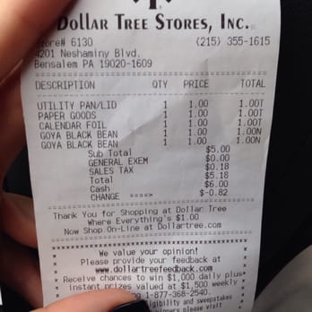 Dollar Tree - Random short list of items I needed today- everything was $1. - Discount Store Near Me - Bensalem, Pennsylvania