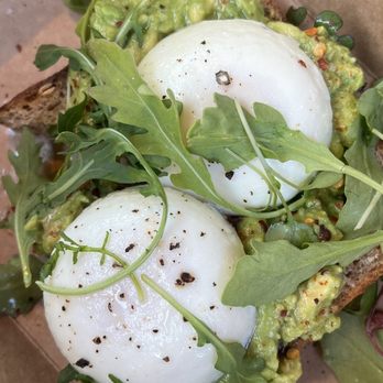 Five07 Coffee Bar and Eatery - Avocado toast with poached eggs - Coffee & Tea Near Me - Thousand Oaks, California