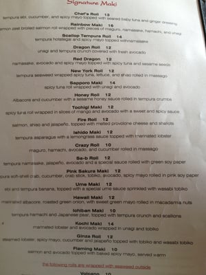Menu photo 4 Rise Sushi & Sake Lounge Chicago, IL Menu photo 4 Rise Sushi & Sake Lounge Chicago, IL