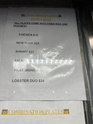 Menu photo 3 Kings Hibachi Fusion Riverside, CA