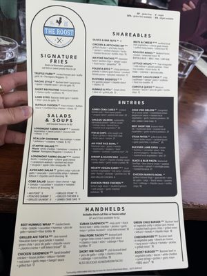 Menu photo 1 The Roost Longmont, CO