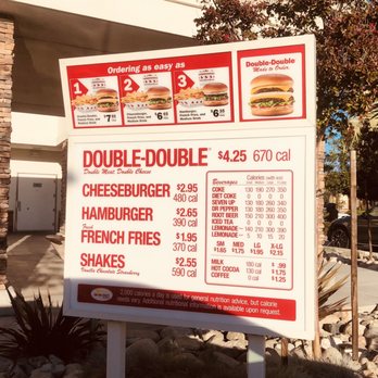 In-N-Out Burger - Another menu pic ;) - Burgers Near Me - Santee, California