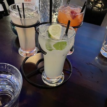 Flights - Mojito juice flight... cause there was no alcohol - New American Near Me - Las Vegas, Nevada Flights - Mojito juice flight... cause there was no alcohol - New American Near Me - Las Vegas, Nevada