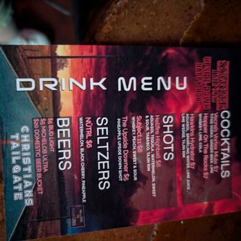 Christian's Tailgate - Menu - Sports Bars Near Me - Houston, Texas