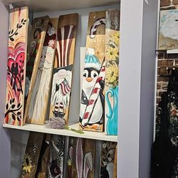 Captured on Canvas - Some of the artwork that they have planned this month in the coming months.
