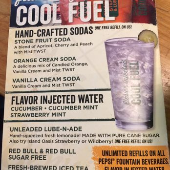 Quaker Steak & Lube - A few different options for your beverage than just the usual Pepsi and iced tea. - Steakhouses Near Me - Triadelphia, West Virginia Quaker Steak & Lube - A few different options for your beverage than just the usual Pepsi and iced tea. - Steakhouses Near Me - Triadelphia, West Virginia
