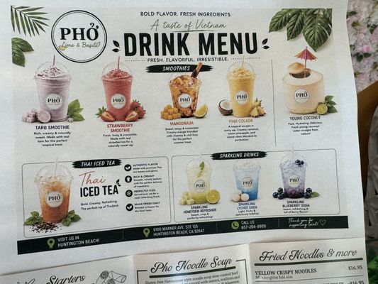 Menu photo 2 Pho Lime N Basil Huntington Beach, CA