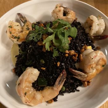 Harvest - Forbidden rice with shrimp added on. Delicious and substantial! - New American Near Me - Laguna Beach, California Harvest - Forbidden rice with shrimp added on. Delicious and substantial! - New American Near Me - Laguna Beach, California