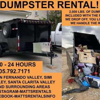 Matt's Rentals - Dumpster Rental Near Me Matt's Rentals - Dumpster Rental Near Me