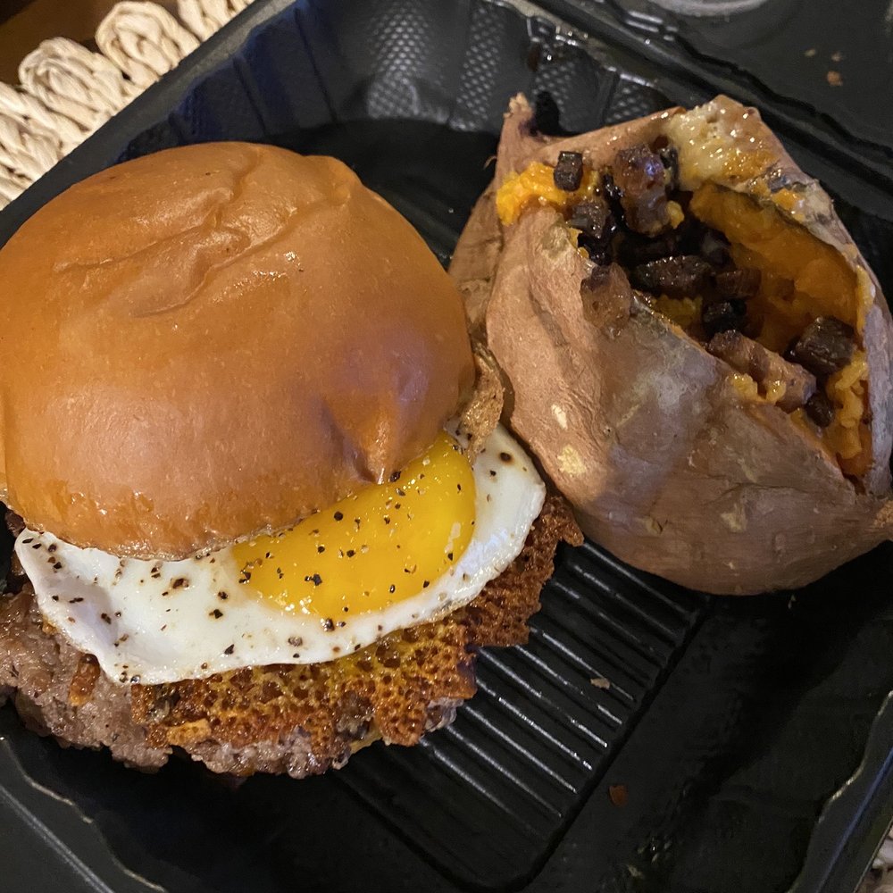 The Candied Rib - Gotta have it burger with sweet potato - Barbeque Near Me - Mt. Juliet, Tennessee The Candied Rib - Gotta have it burger with sweet potato - Barbeque Near Me - Mt. Juliet, Tennessee