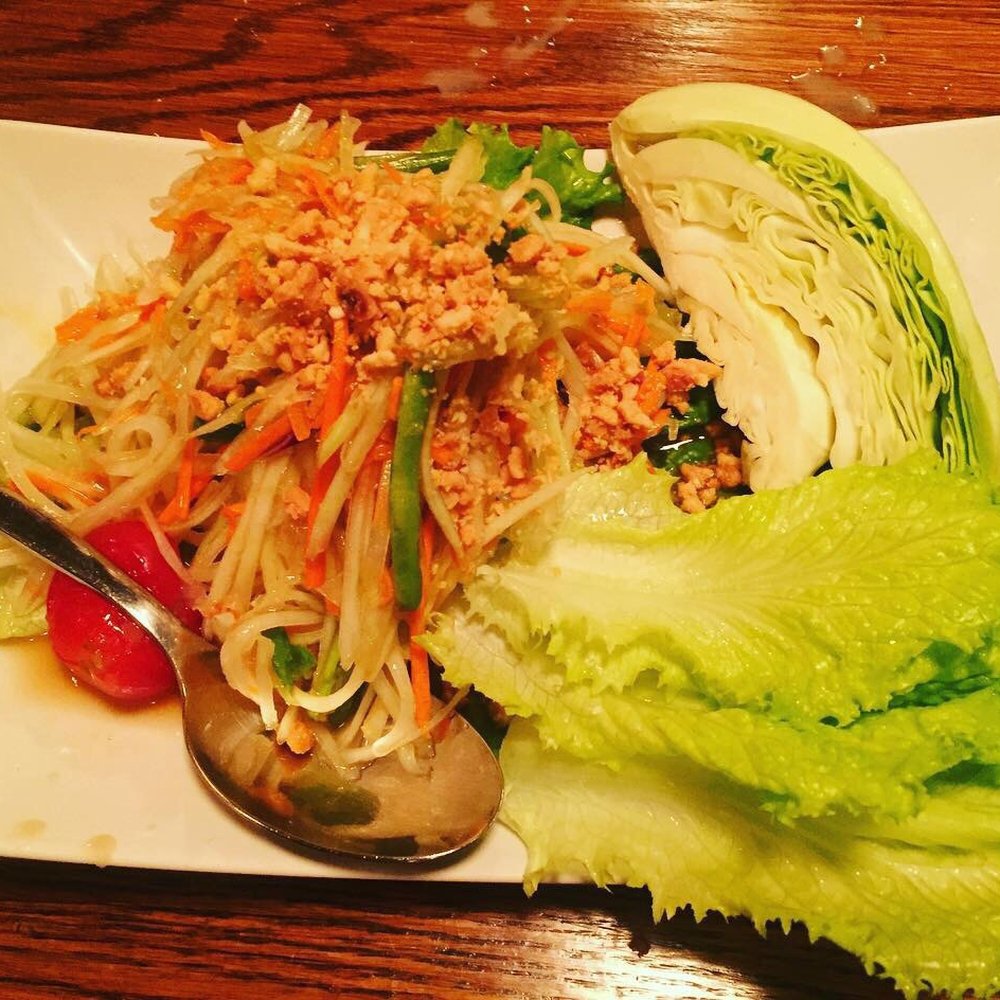 90 Degrees Bangkok Cafe and Bar - Papaya Salad - Thai Near Me - Bothell, Washington 90 Degrees Bangkok Cafe and Bar - Papaya Salad - Thai Near Me - Bothell, Washington