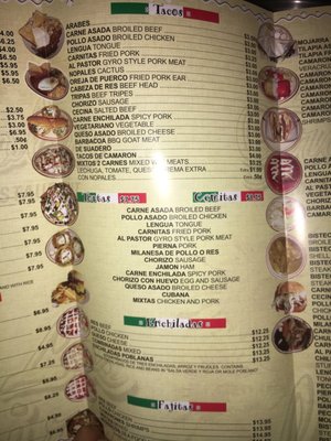 Menu photo 3 Los Girasoles Restaurant Bronx, NY