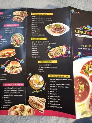 Menu photo 6 Cinco de Mayo Rosendale, NY