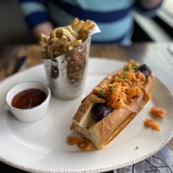 West Main Taproom + Grill - Bison bratwurst - American Near Me - Parker, Colorado