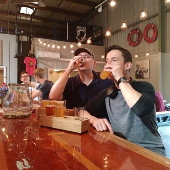 The Bold Mariner - The boys are happy with their flights! - Breweries Near Me - Norfolk, Virginia