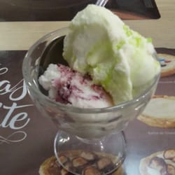 Habib's - Sorvete de limão siciliano e iogurte com frutas vermelhas