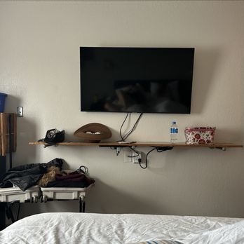 Adrift Hotel - Cords unsafe and messy, weird shelving. - Hotels Near Me - Long Beach, Washington Adrift Hotel - Cords unsafe and messy, weird shelving. - Hotels Near Me - Long Beach, Washington