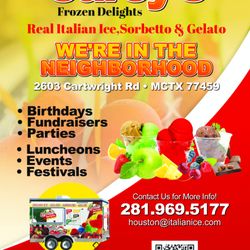 Carey's Frozen Delights - What we do.
