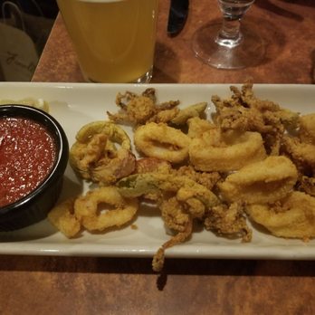 Fiorella's Cucina - Calamari (with peppers!!!) - Italian Near Me - Newton, Massachusetts Fiorella's Cucina - Calamari (with peppers!!!) - Italian Near Me - Newton, Massachusetts
