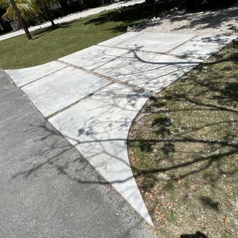 Cricket Pavers - This is the entrance with the first concrete truck - Masonry/Concrete Near Me - Miami, Florida