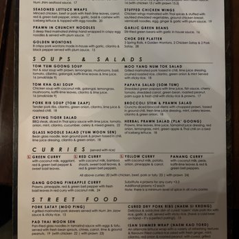 Ban Chok Dee Thai Cuisine-Langley - Menu - Thai Near Me - Langley, British Columbia Ban Chok Dee Thai Cuisine-Langley - Menu - Thai Near Me - Langley, British Columbia
