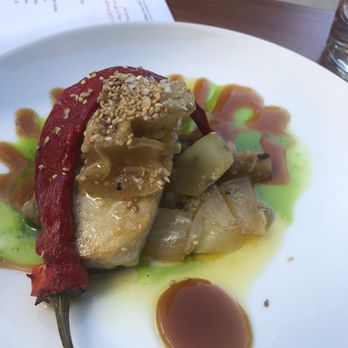 Ernesto’s - Seared tuna and eggplant - Basque Near Me - New York, New York