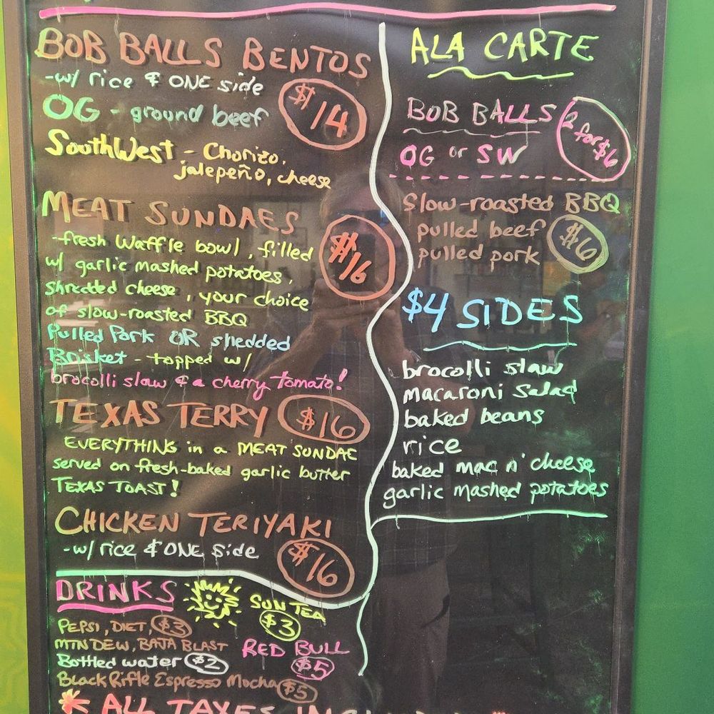 Oasis Eateries - The Mystery Machine menu. - Food Trucks Near Me - Lake Havasu City, Arizona Oasis Eateries - The Mystery Machine menu. - Food Trucks Near Me - Lake Havasu City, Arizona