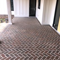 Clarke Concrete & Masonry - Brick Back Porch