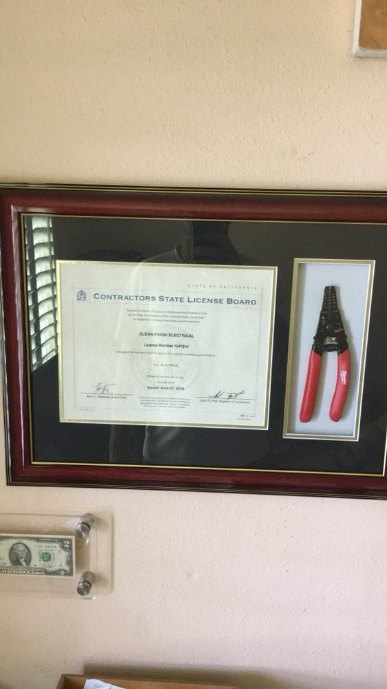 Slide of Clean Finish Electrical