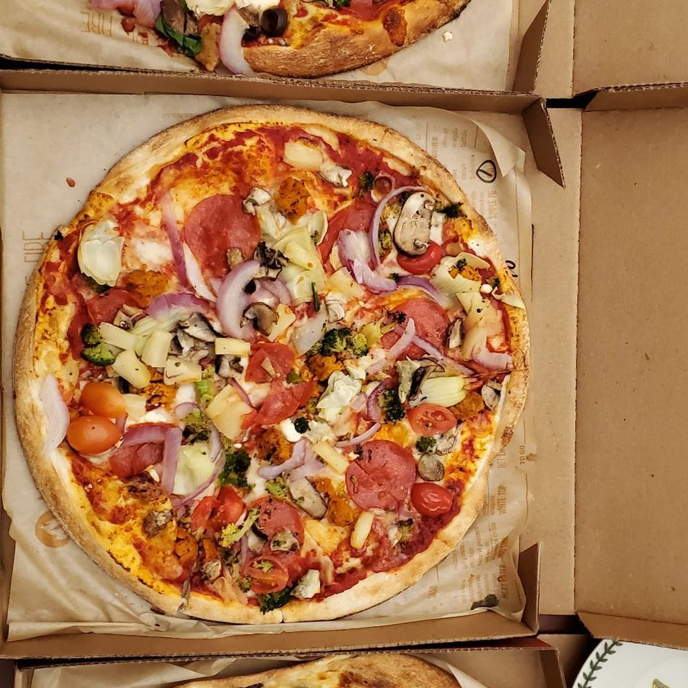 Blaze Pizza - Build your own pizza 11-inch for $9.95 each. Slightly above Pieology in my pizza rank - Salad Near Me - Cerritos, California