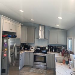 SAAD Construction - Relocated Kitchen - so much space!