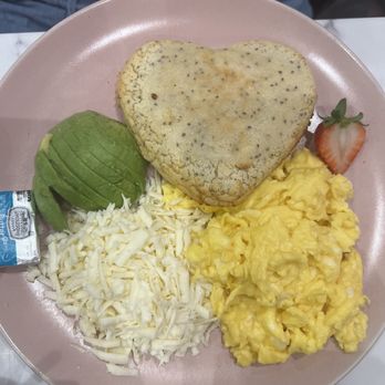 Keik Restaurant - Chia Arepa with scrambled eggs - Desserts Near Me - Doral, Florida Keik Restaurant - Chia Arepa with scrambled eggs - Desserts Near Me - Doral, Florida