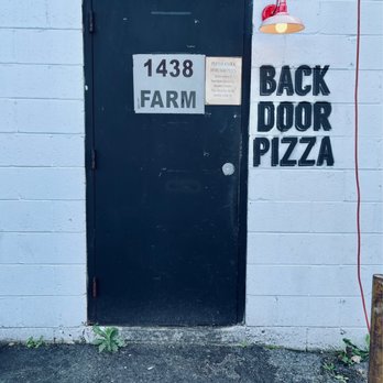 Back Door Pizza - Pick up is in the BACK of farm and fisherman. - Pizza Near Me - Cherry Hill, New Jersey Back Door Pizza - Pick up is in the BACK of farm and fisherman. - Pizza Near Me - Cherry Hill, New Jersey