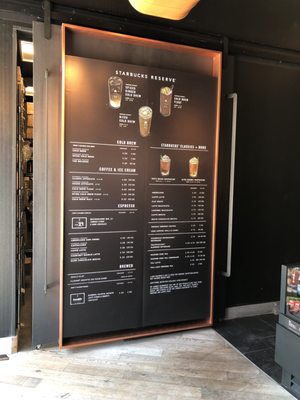 Menu photo 3 Starbucks Reserve Birmingham, MI Menu photo 3 Starbucks Reserve Birmingham, MI