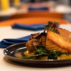Hibiscus Seared Salmon