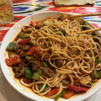Turan Uyghur Kitchen - N3. Uyghur Laghman N3. - Halal Near Me - Plano, Texas Turan Uyghur Kitchen - N3. Uyghur Laghman N3. - Halal Near Me - Plano, Texas