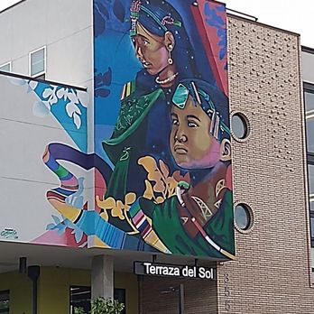 Vinh Xuong Bakery - Building mural art behind the far East Center - Bakeries Near Me - Denver, Colorado