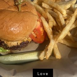 Horseheads Brewing - Crab burger, fries