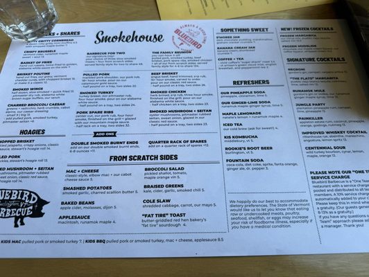 Menu photo 6 Bluebird Barbecue Burlington, VT Menu photo 6 Bluebird Barbecue Burlington, VT