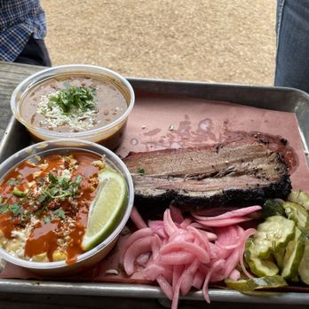 Hurtado Barbecue - Prime Brisket, beans, Street Corn - Barbeque Near Me - Arlington, Texas