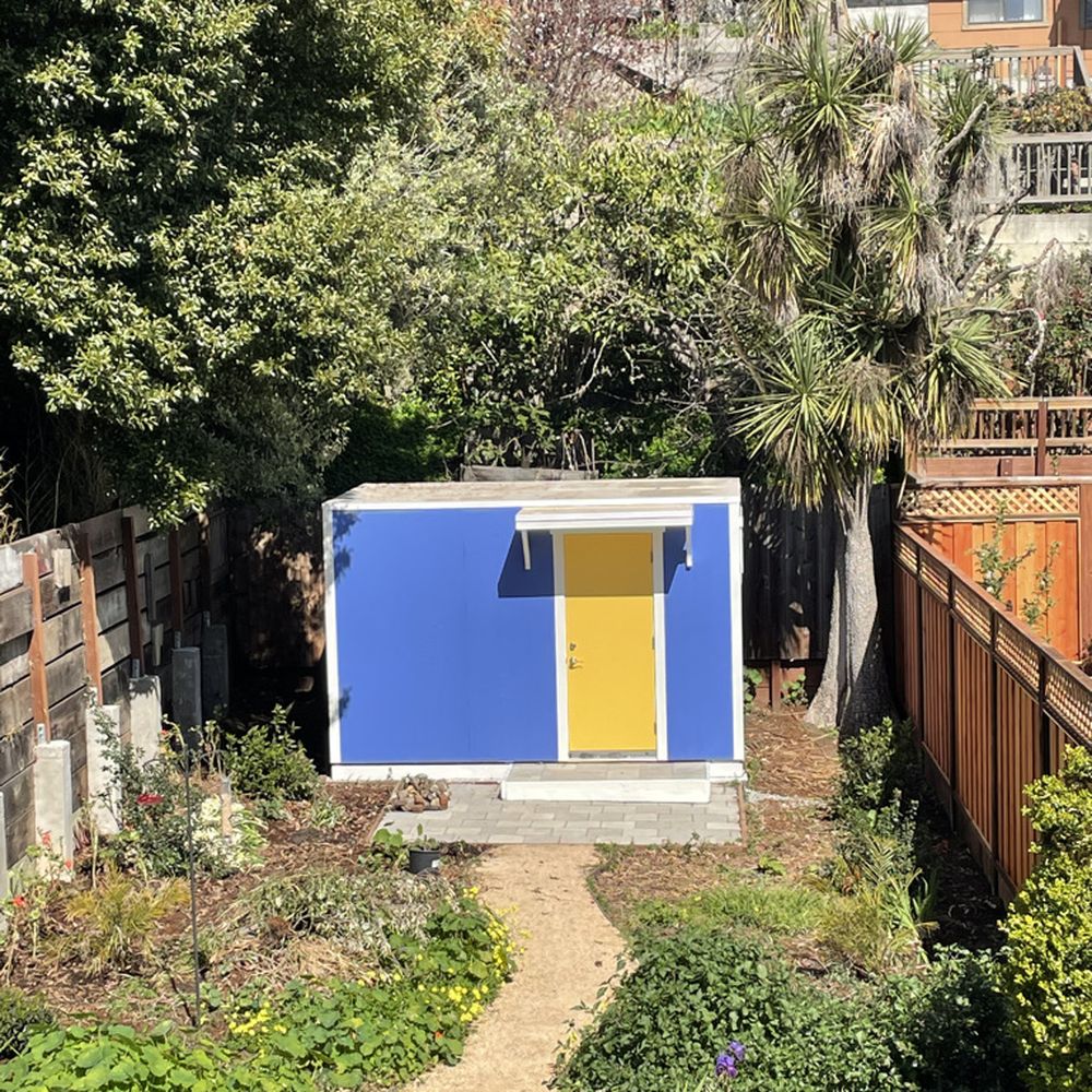 Our 100 sq ft. backyard music studio in San Francisco Our 100 sq ft. backyard music studio in San Francisco
