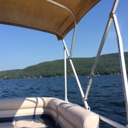 LG Boat Rentals - A perfect way to take in the beauty of the Lake-especially on a hot day when you get that wind in your face!