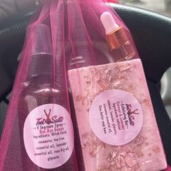 Thee V Suite - Bye bye bump spray, Oatmeal Lavender Exfoliate Bar