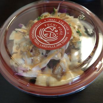 Fuchi Poke - a close up of a bowl of food - Poke Near Me - Lakeville, Minnesota