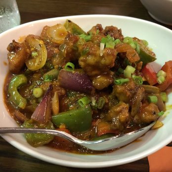 Amber Spice - Chicken Manchurian. Indo-Chinese. So good!! - Indian Near Me - Laurel, Maryland