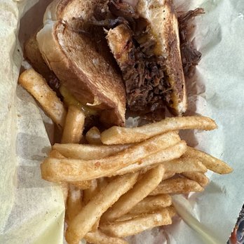 Good Eatz - Brisket grilled cheese. Yumm - Burgers Near Me - Jersey Village, Texas Good Eatz - Brisket grilled cheese. Yumm - Burgers Near Me - Jersey Village, Texas