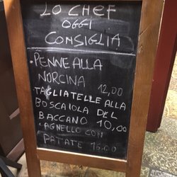 Osteria Baccano - Today's specials