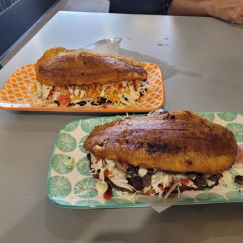 Arepita Beach - This sandwich is enough for 2. However, we order the chicken & steak. WOWl as seen on Triple D with Guy Fieri. - Venezuelan Near Me - Daytona Beach, Florida Arepita Beach - This sandwich is enough for 2. However, we order the chicken & steak. WOWl as seen on Triple D with Guy Fieri. - Venezuelan Near Me - Daytona Beach, Florida