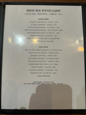 Menu photo 8 Brick's Placerville, CA Menu photo 8 Brick's Placerville, CA